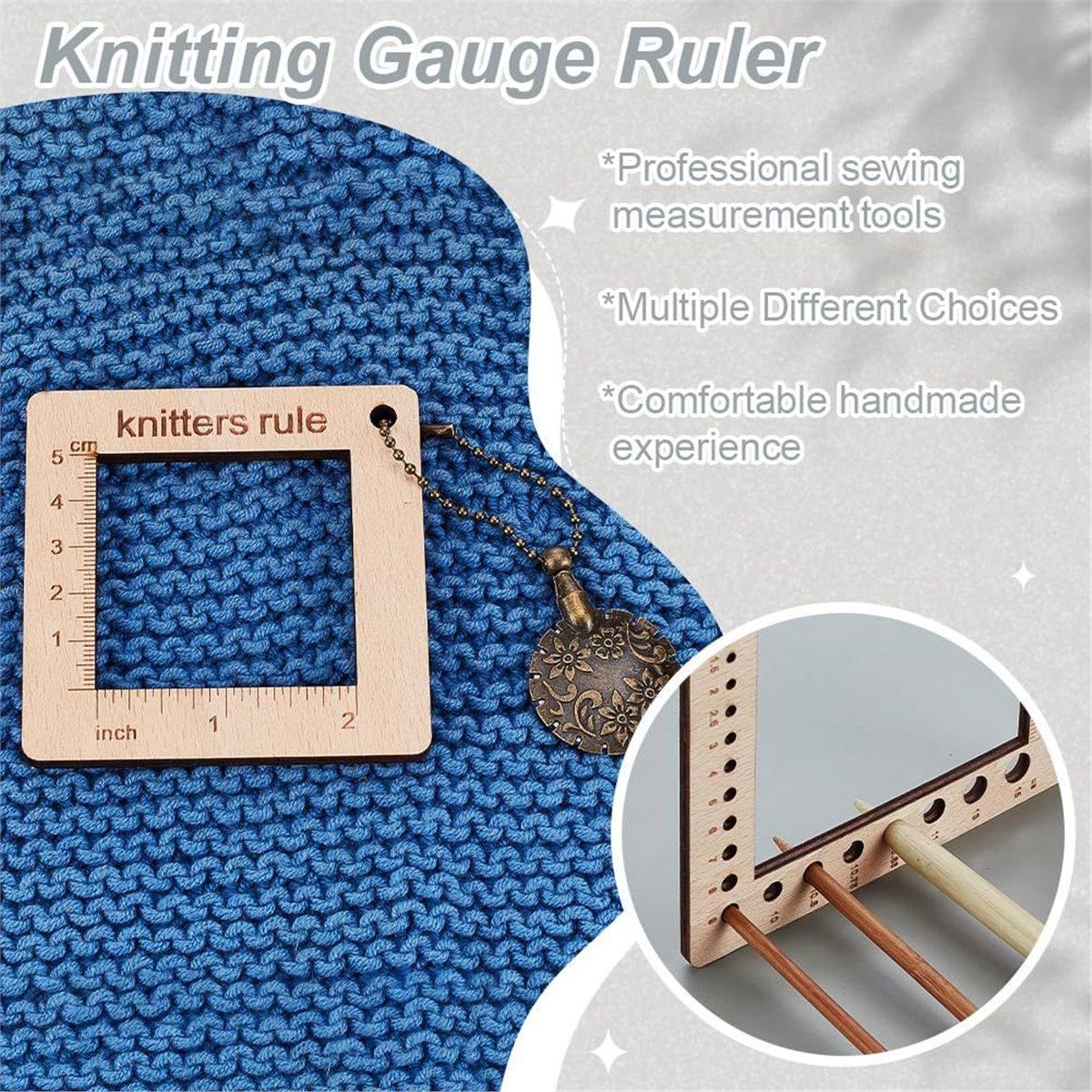 

Knitting Rulers Gauge Knitting Calculator DIY Weaving Measuring Tools Knitters Ruler with Threader Cutter China Mainland