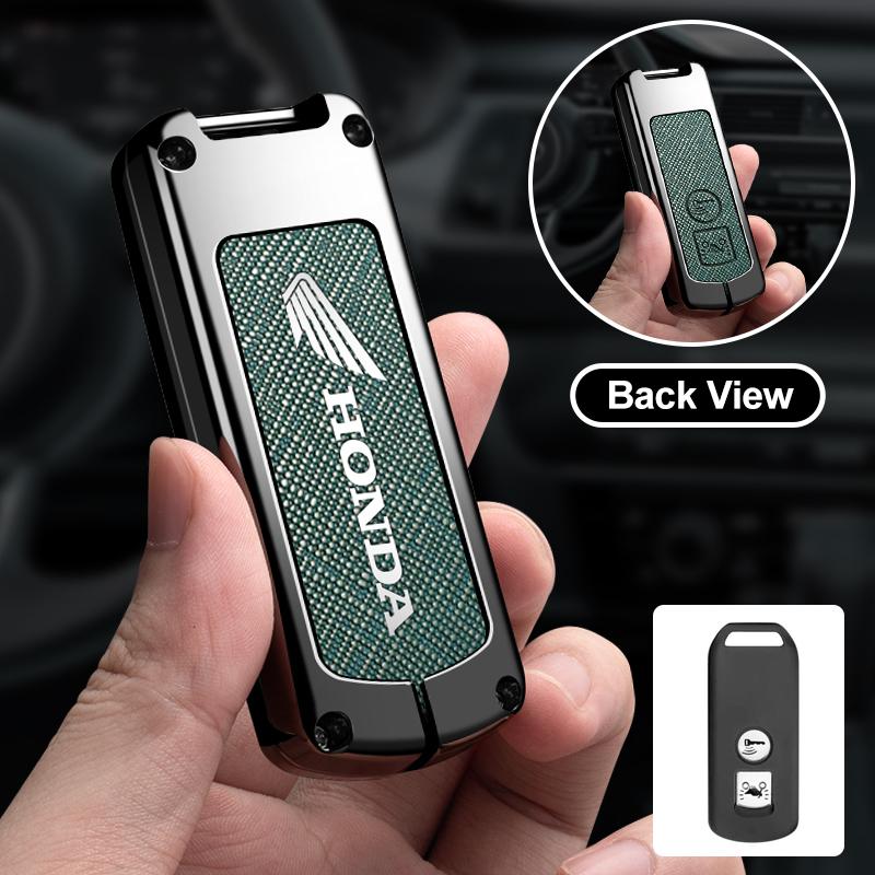 Zinc Alloy Leather For Honda Sh125 Forza 350 250 750 ADV 150 XADV SH150i SH300 150 PCX XAV Car Remote Key Protection Cover Shell