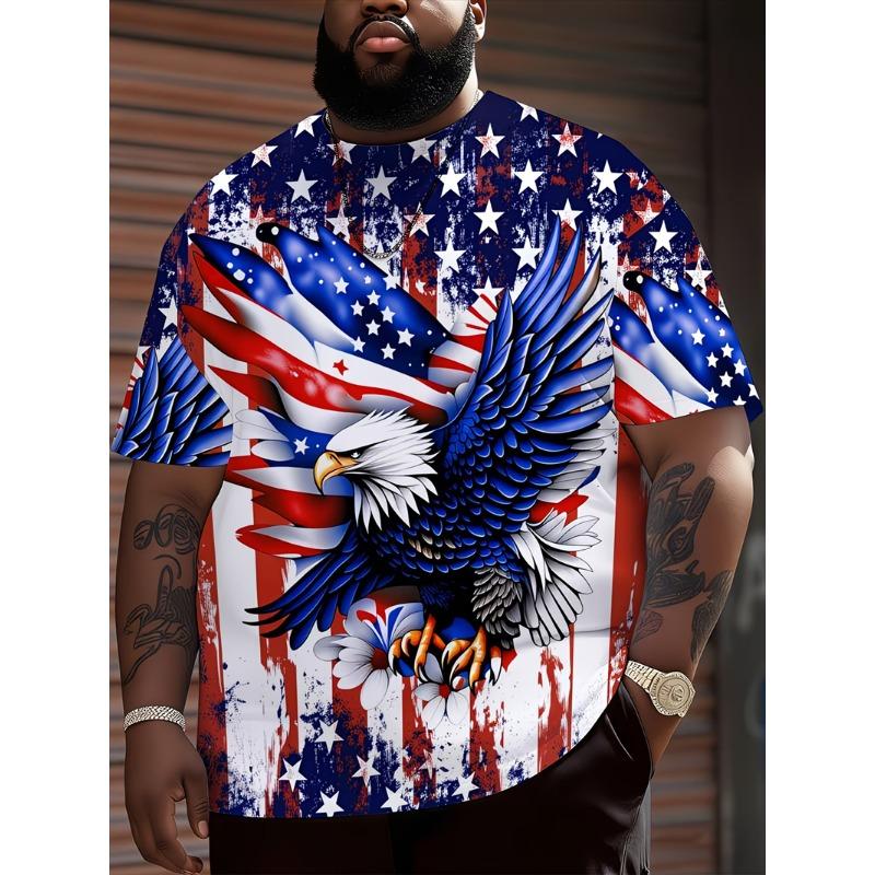 

Men s America 250 1776-2026 Patriotic T Shirt Football Graphic Print 4th Of July Casual XXS
