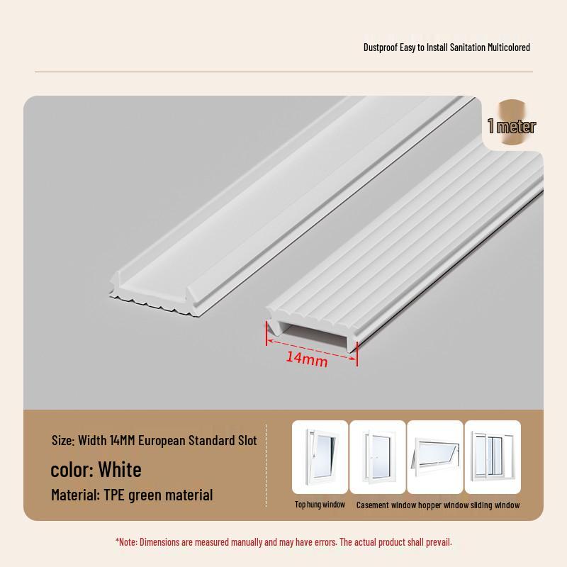 

Aluminum Window Sealing Strip: Dustproof, Decorative, Easy Clean, Windproof Weatherstrip