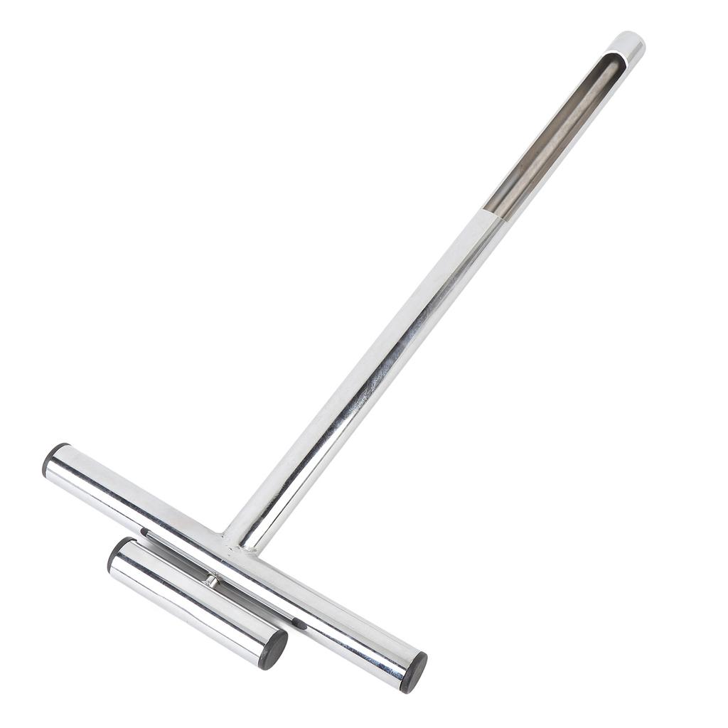 Soil Sample Probe with Ejector Tubular Stainless Steel Rod T Shaped Handle for Plant Care Garden Farm