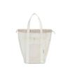 Hand-held Beach Tote Bag Drawstring Cosmetic Organizer Case Durable Mesh Shower Bag  Men/women
