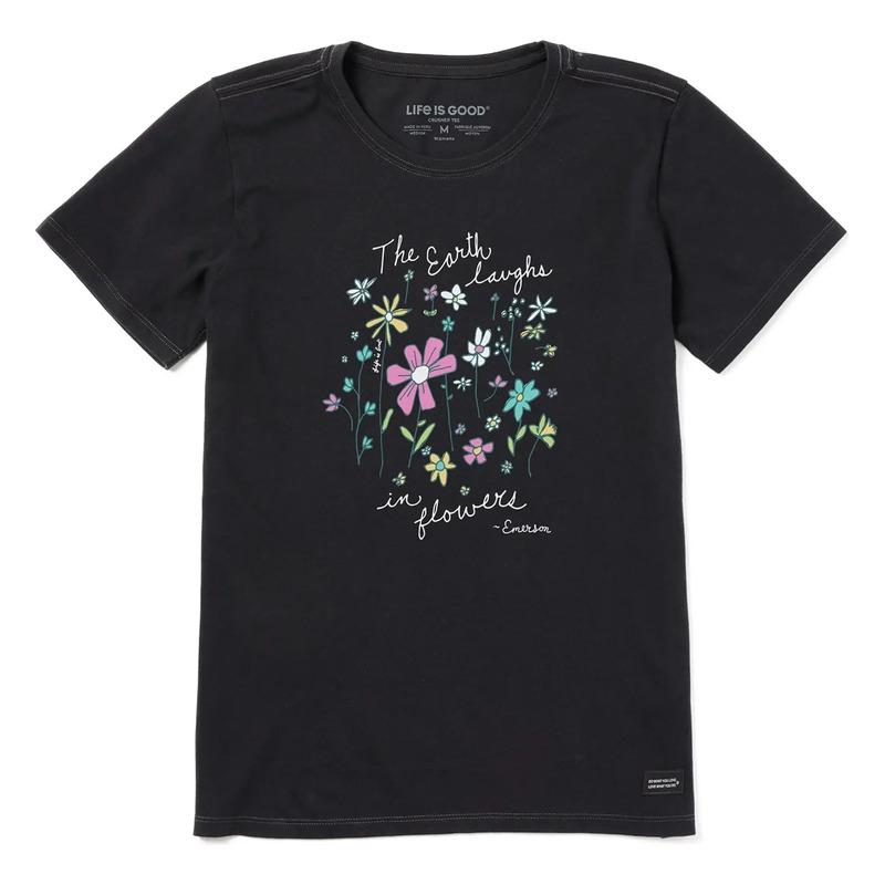 Camiseta Crusher Life Is Good Para Mujer, Manga Corta, Algod S разноцветный