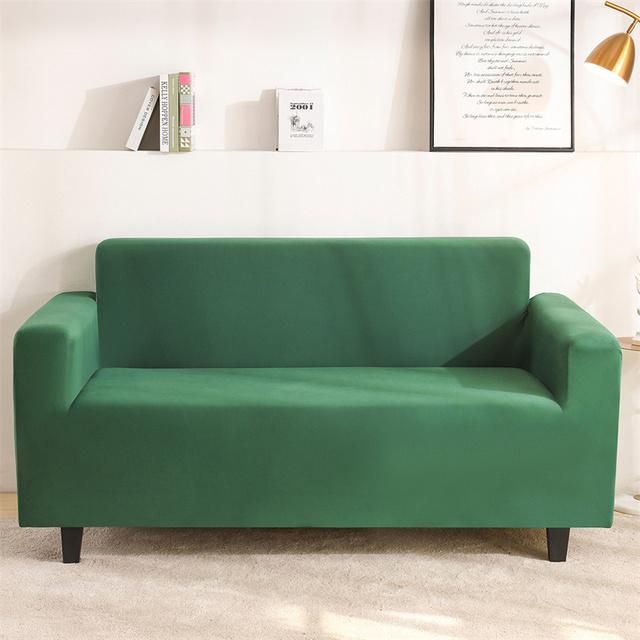 Seater Stretch spandex diivanikate Elastsed diivanikatted elutoa jaoks ühevärvilised pestavad diivanirätikud diivanikatted