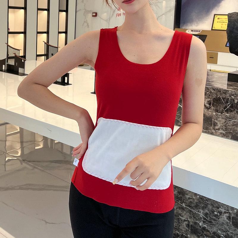 Women's Seamless Thermal Vest: Upgraded Velvet Belly Protection for Autumn and Winter