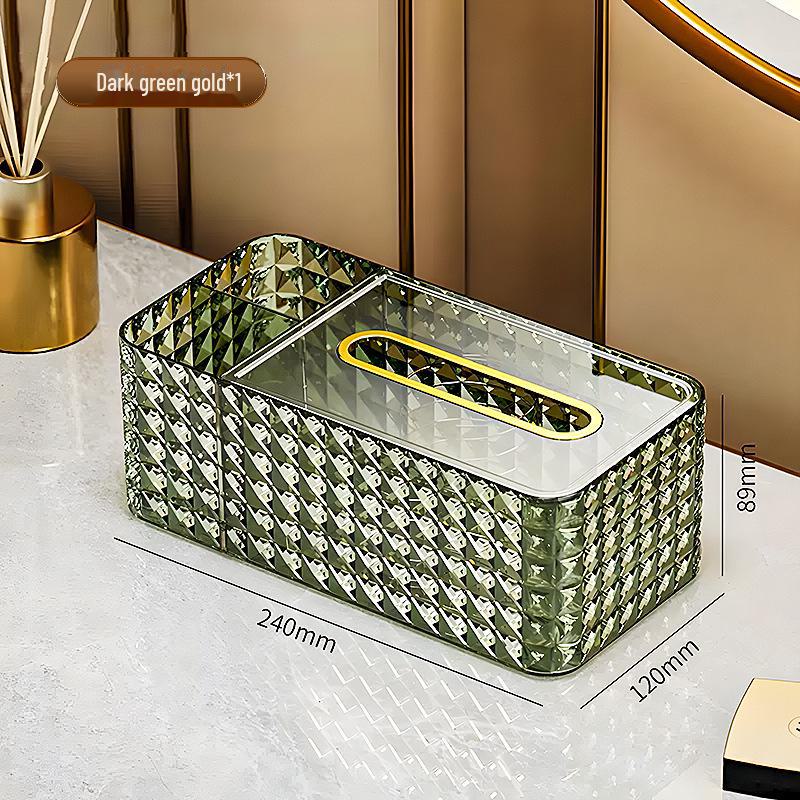 

Элегантная роскошная коробка для салфеток: Стильный декоративный держатель для бумаги для гостиной или журнального столика