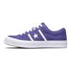 Converse Scarpe da Ginnastica Unisex Tela Basse Comode Versatili One Star Academy Ox Viola Bianco 164391C