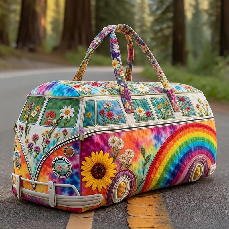 

Printed Short-Distance Hand-Held Quilting Embroidery Travel Bag Multi-Functional Sports Fitness Bag G280-(16x8x8) inches