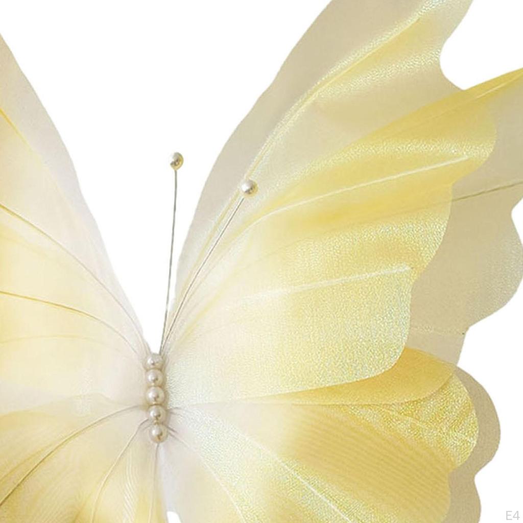 Backdrop for, Large Fake, DIY, Huge 3D Butterflies Flowers, Party Decoration, Crafts, Reception