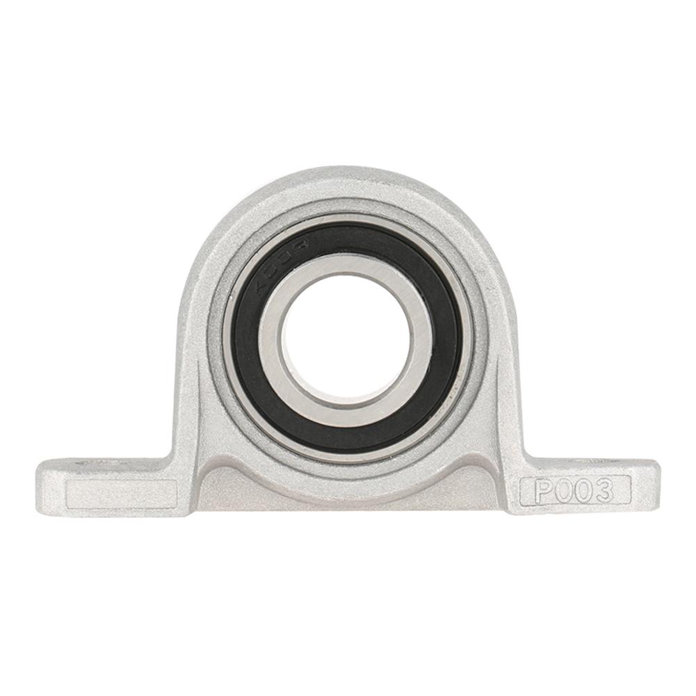 1Pc 17mm  KP003 Zinc Alloy Mounted Pillow Block Bearing Mechanical Parts Accessories