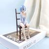 Anime Sitting Ram Rem PVC Figure From Re:Zero Cute Cartoon Model Toy Premium Car Interior Decor Ornaments
