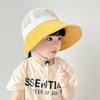 Summer Children Fisherman Cap Breathable Outdoor Sun Hat New Baby Bear Bucket Cap  Boys Girls