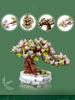 462PCS Bonsai Building Block Flower Creative Plant Cherry Blossom Tree Potted Bouquet Home Decoration Gifts Toys DIY STEM Model Kit 3D Interlocking