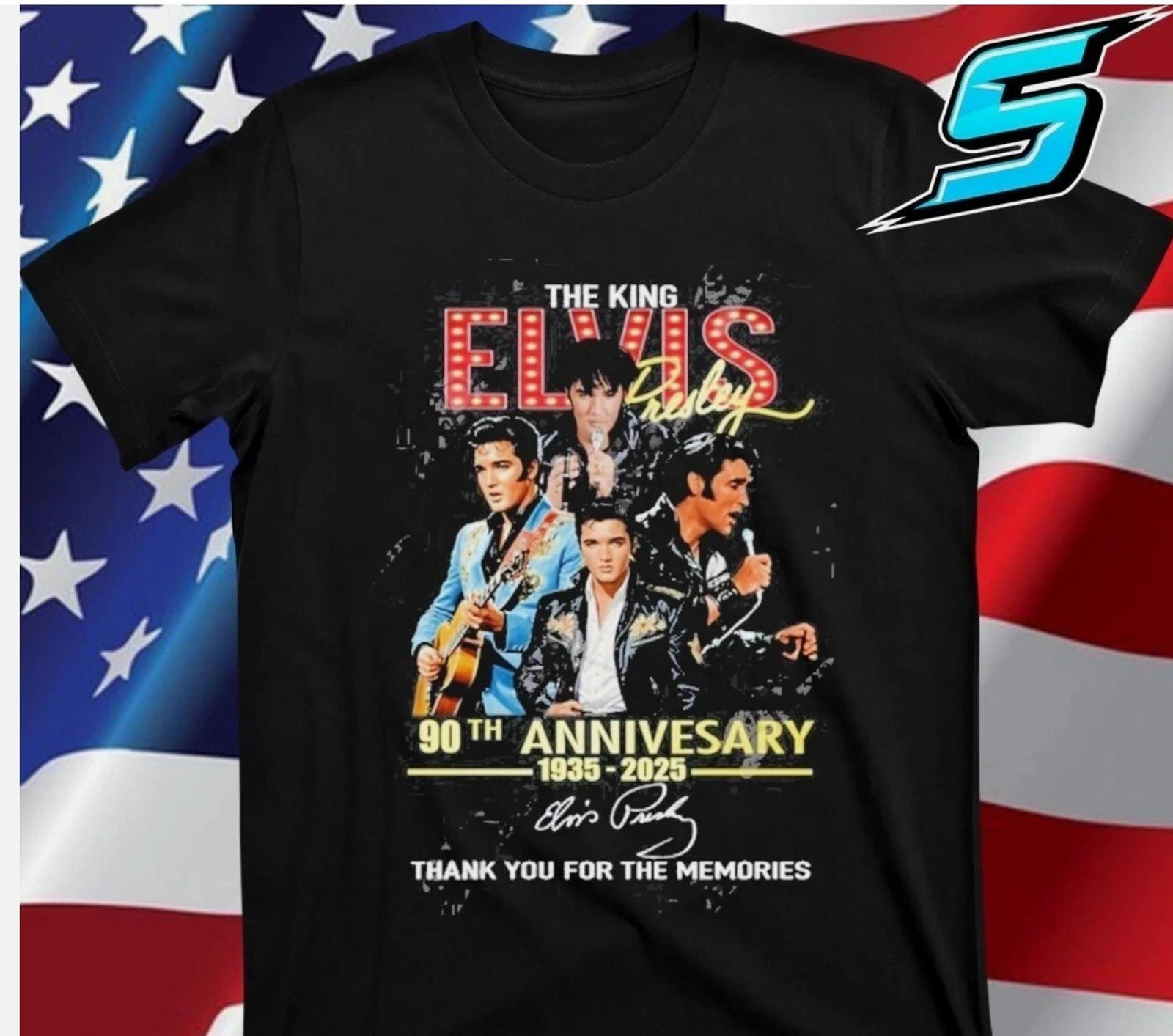 Elvis Presley 1935-2025 Tribute T-Shirt 3XL