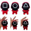 Game Red Squid Guard Worker Staff Plush Toys Front Man 001 456 218 Doll Stuffed