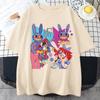 The Amazing Digital Circus Merch T-Shirt Unisex Short Sleeved T Shirt Casual Tee Cotton Y2k Hip Hop Top Tees Vintage Streetwear