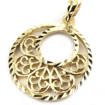 [M8709] - Gold Plated 'Carmen' Pendant In Gold