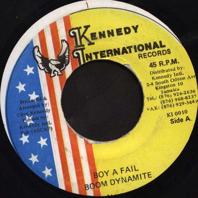 Disco de 7 polegadas BOOM DANDIMITE - Boy A Fail KI0010 Kennedy Interna Jamaica Reggae, Ska & Dub Usado