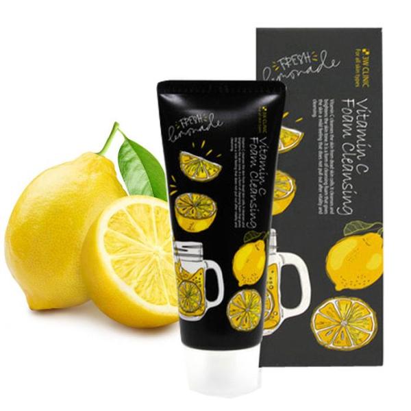 3W Clinic Vitamin C Cleansing Foam 100ml Pure Natural Foam Cleanser (11122919) 1 main product