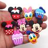 Mickey Mouse & Donald Duck Shoe Charms, PVC Hole Decorations for Beach Shoes