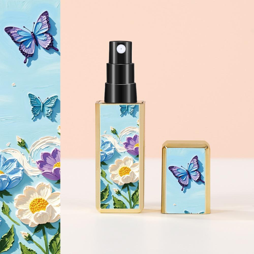 5ml Spray Rotating Bottle Refillable Empty Cosmetic Containers New Spray Atomizer Bottle