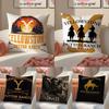 Tv Series Y-Yellowstone Pillow Case Pattern Printed Pillowcase For Living Room Sofa Cushion Cover & Bedroom Decor
