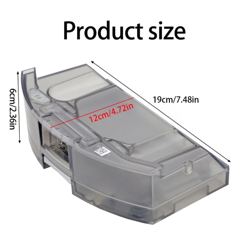 Dust Collection Box Water Reservoir Dust Collector Bin Dust Holder Household Appliance Component for Robot Vacuum