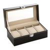 Iriwa Watch Storage Case, Collection Case, Watch Display Box, PU Leather, 2-Watch, 3-Watch, 4-Watch, 6-Watch Capacity, Portable, Single Watch