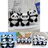 Adorable Plush Panda Keychain Super Soft Short Plush Stuffed Toy Bag Charm
