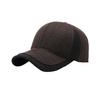 High-Density Baseball Hat Thickened Warm Windproof Cap Adjustable Ear Protection Middle-Aged Elderly Winter Hat