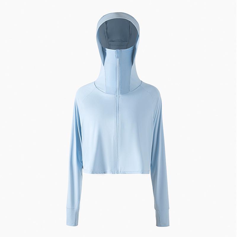 UPF 50+ Women's Summer Sun Protection Shawl: Ultra-Thin, Breathable, Anti-UV Ice Silk Jacket.