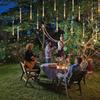 NASEBEMU LED Meteor Rain Lights for Christmas and and Perfect for Meteor Showers and 1 Set 8 Trees, Outdoors, Gardens, More, Energy-Saving,