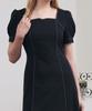 Micene Iris Stitch Long Dress