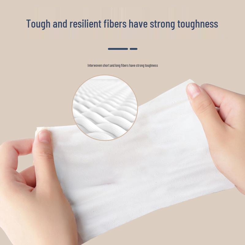 Coreless Original Wood Pulp Toilet Paper & Paper Towels, 14 Rolls, Printed Household Hand Roll