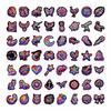 50/100 Pcs HD Rainbow Tie Dye Abstract Art Stickers Waterproof Durable for Phone Case Scrapbook Guitar Scooter Helmet Decals