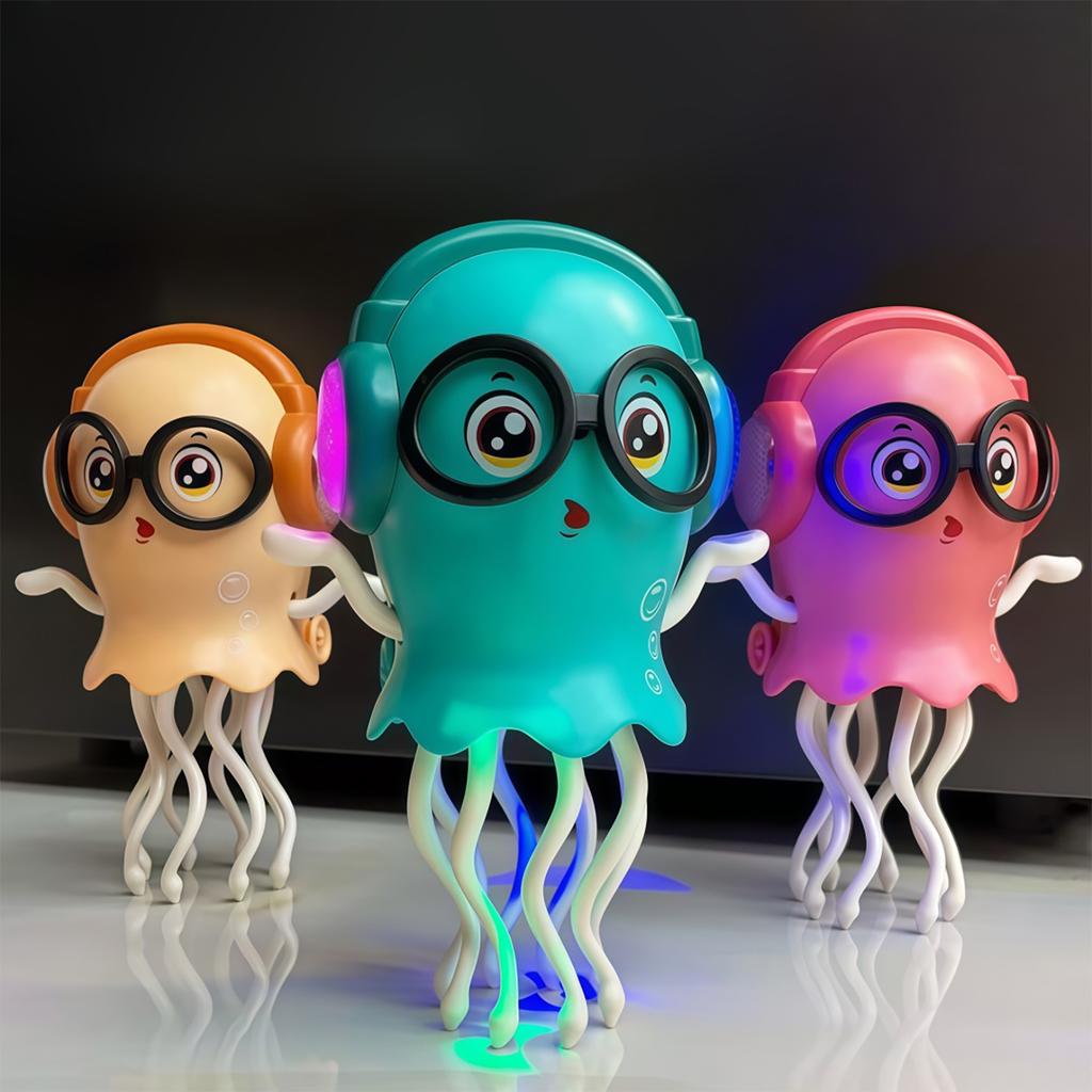 Magical Dancing Octopus Jellyfish Electric Automatic Obstacle Avoidance Octopus Decompression Children'S Toy