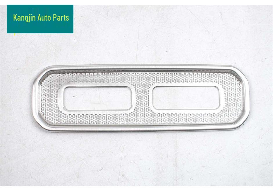 Dustproof Speaker Cover for 2026 Jetour Traveller s Rear Air Outlet - Black Titanium Silver Interior