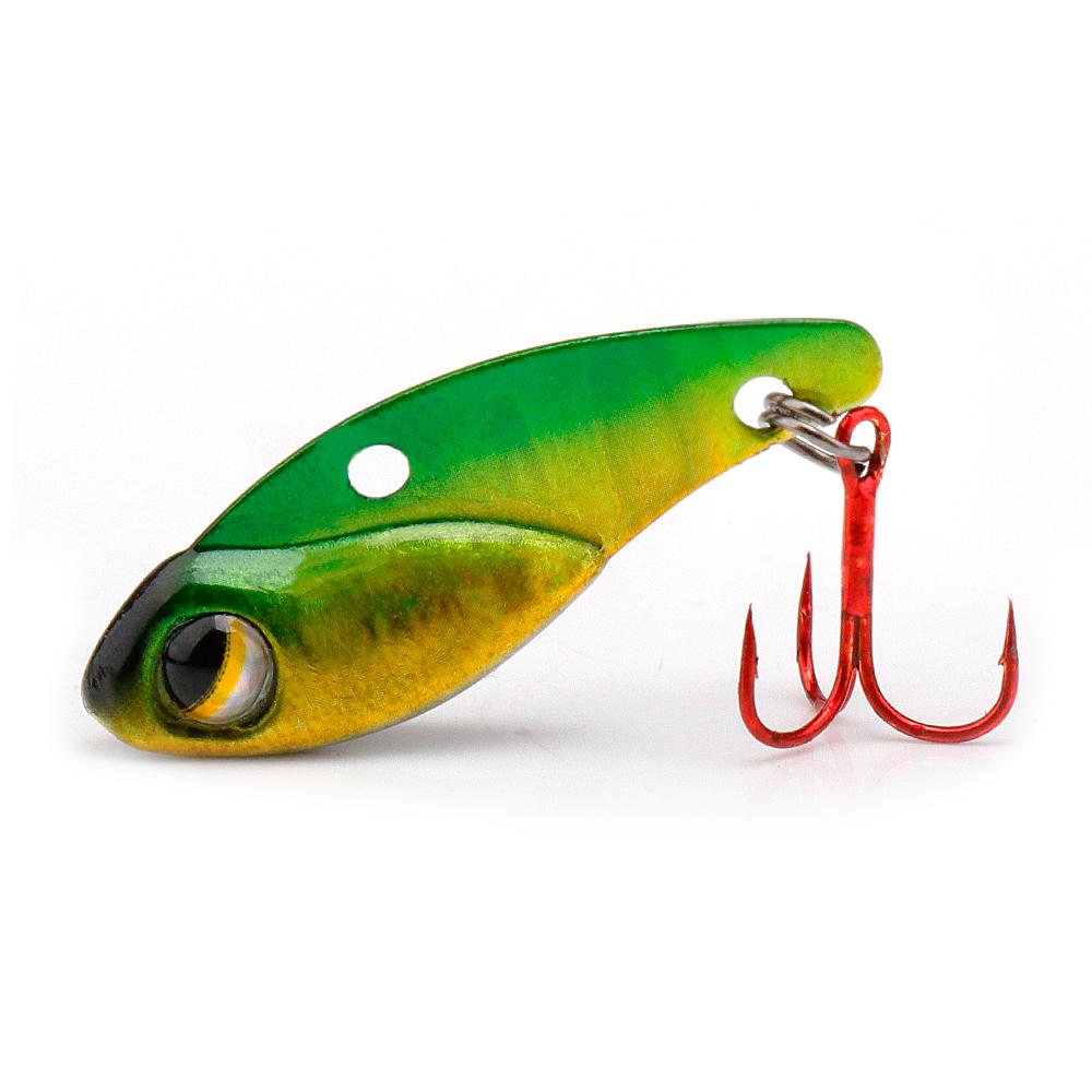 Mini Jigging Fishing Lure 25mm 3g Micro Metal VIB Sinking Cicada Wobblers Spoon Artificial Bait With Single Hook Tackle