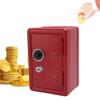 Mini Safe Box Red Dictionary Shape Money Bank Metal Piggy Bank with Lock Key Password for  Jewe