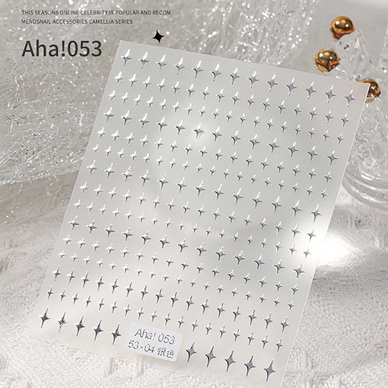 

Stars Nail Art Stickers Luxury Self Adhesive Star Nail Art Decals Manicure Decorations A6