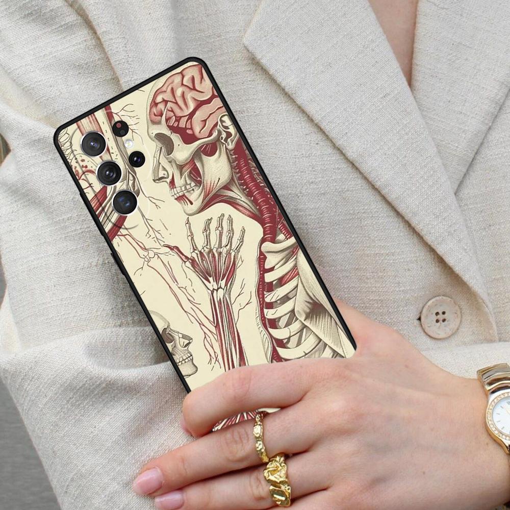 Medical Human Anatomy PRINT Cell Phone Case for Samsung Galaxy S26 Ultra S25 S24 S23 S22 S21 S20 Note10 Cover