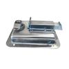RV Toolbox Paddle Handle Lock with Key Locking Trailer Door Cabinet Embedded Panel Stainless Steel Latch