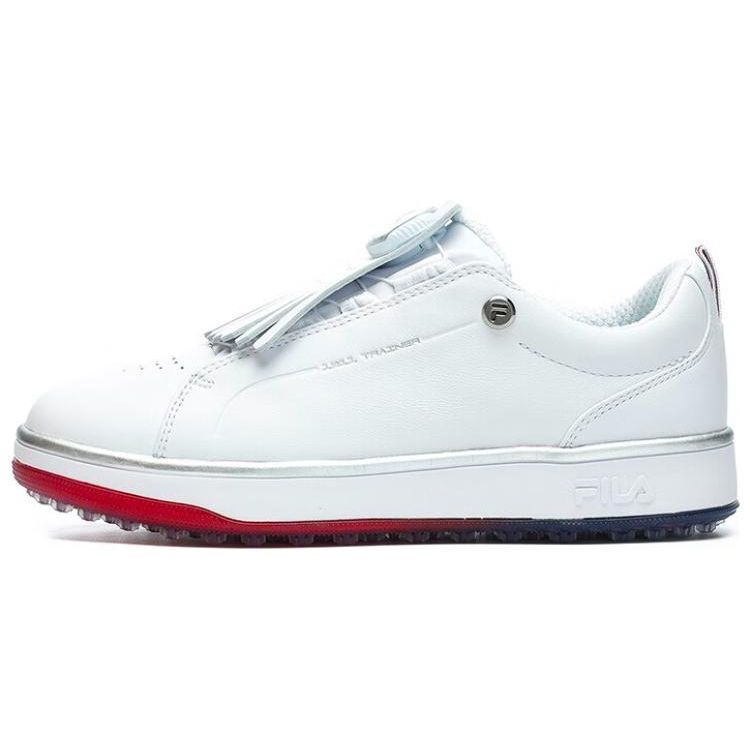 Fila GF 1911 Trainer Synthetic Leather Low Top Golf Shoes Women Sneaker Winter-White A12W241701FWT