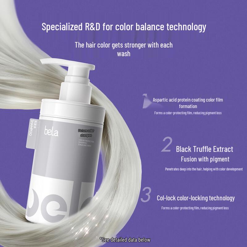 BELA Vibrant Grey Color Protect Shampoo
