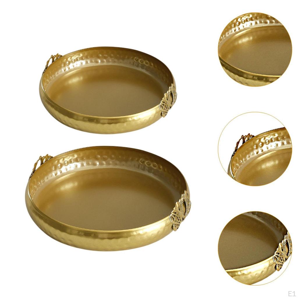 Fruit Tray Food Plate Jewelry Storage Elegant Decorative Serving Snack for Wedding