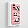 Fashion Soft Phone Cover Suitable For iPhone 17 Pro Max 17Air Shockproof Case Anime Panda Pattern Liquid Silicone High Quality Shell For iPhone Casing