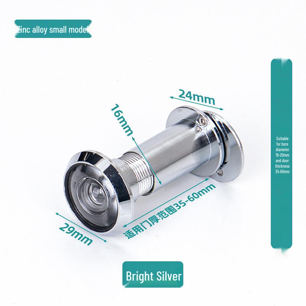 Zinc Alloy Adjustable Peephole Viewer - Anti-pry HD Cat Eye for Apartment Doors