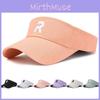 Cotton R Letter Hat Visor Cap Sun Protection Breathable Baseball Caps Gifts