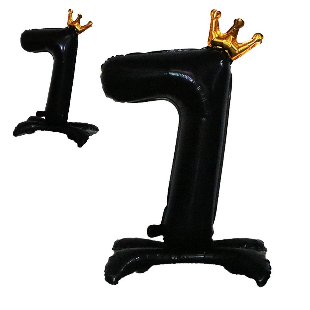 "Crown Digital 32-Inch Standing Balloon for Birthday & Wedding Decoration"