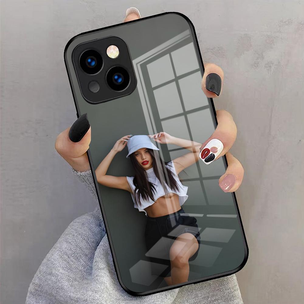 Emilia Mernes Phone Case For IPhone 17 Pro Max 16 15 14 Pro Max 13 11 X Xs Xr 8 7Plus Glass Cover